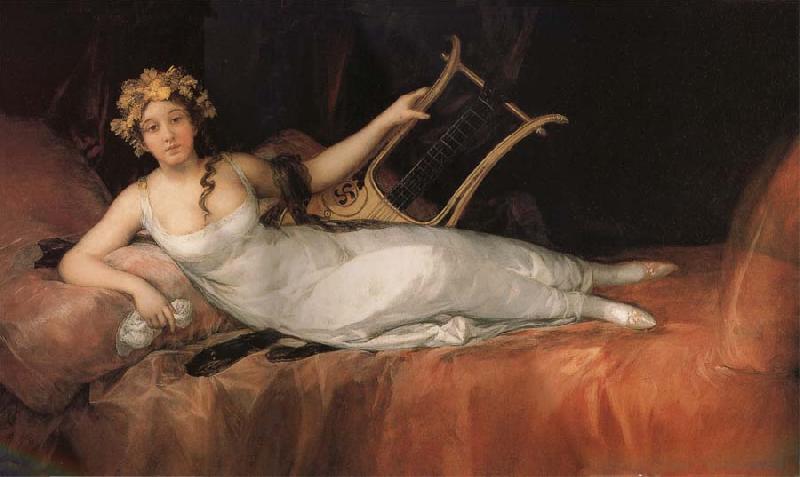 Francisco Goya Marquise of Santa Cruz Sweden oil painting art